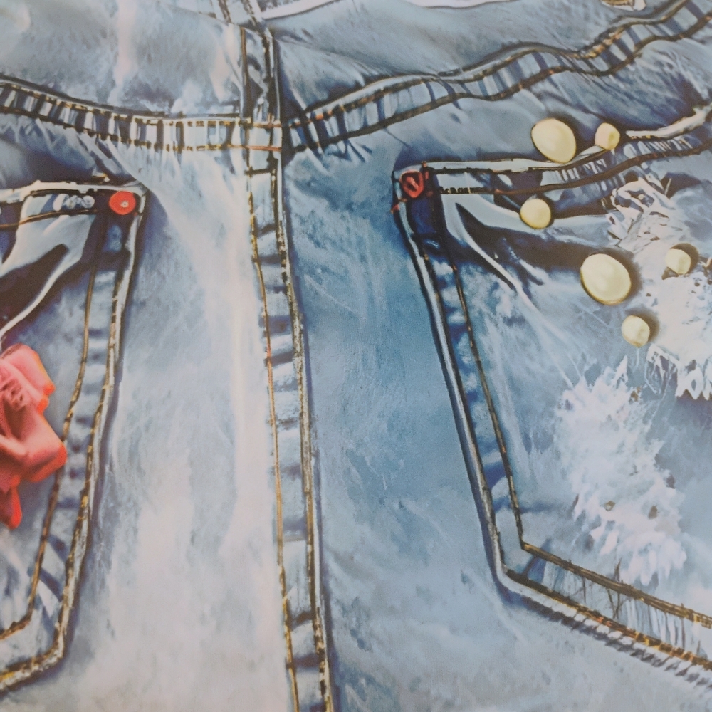 Ladies spandex shorts 3d look!! New